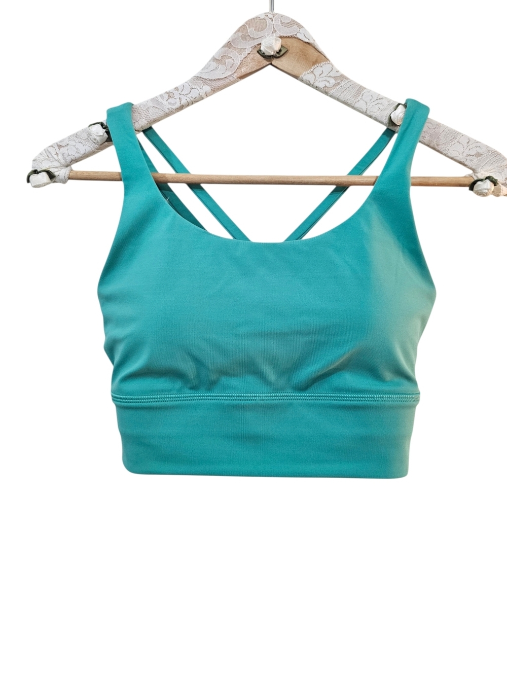 Lululemon Energy Longline Bra Paradise Green Size 6
